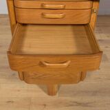 Art Deco Oak Freestanding Desk by Gunnar Ericsson for Facit AB Buromöbel