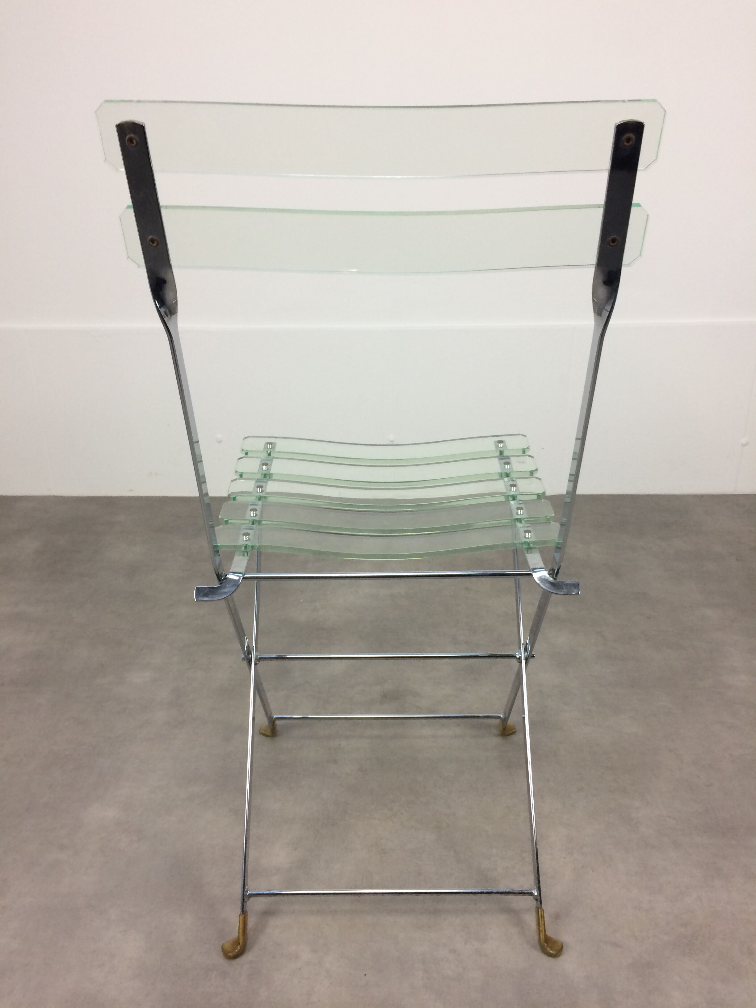 Plexiglas chair by Lebovici and Berthet for Marais International, series "Les Invisibles"