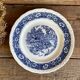6 Staffordshire England “countryside” dinner plates