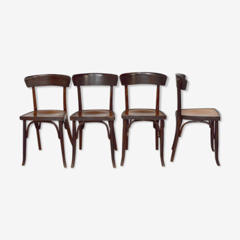 4 bistro chairs early 20th
