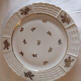 Lot plates porcelain art of Limoges
