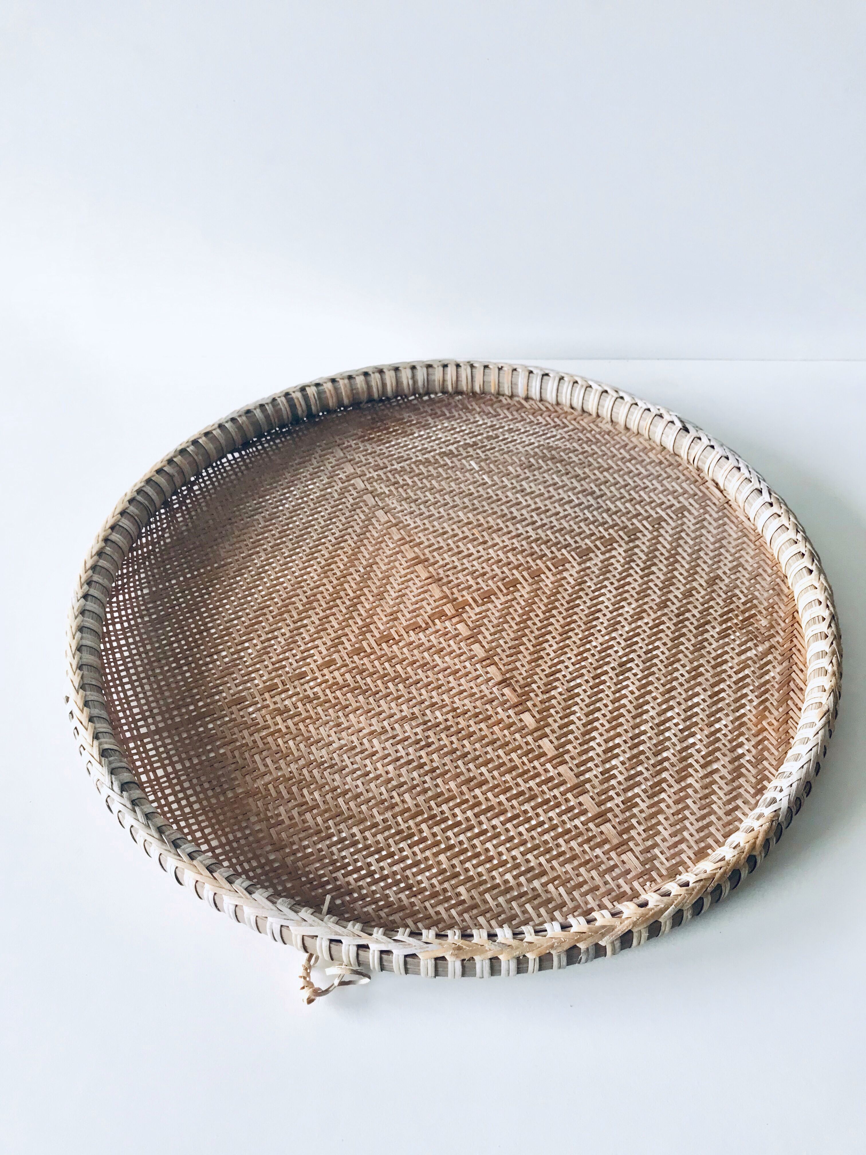 Ancient wicker tray