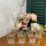 Verres à pied vintage, Régence Luminarc