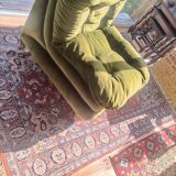 Fauteuil velours des années 60/70 en parfait état