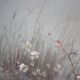 Peinture sur toile fleurs en prairie