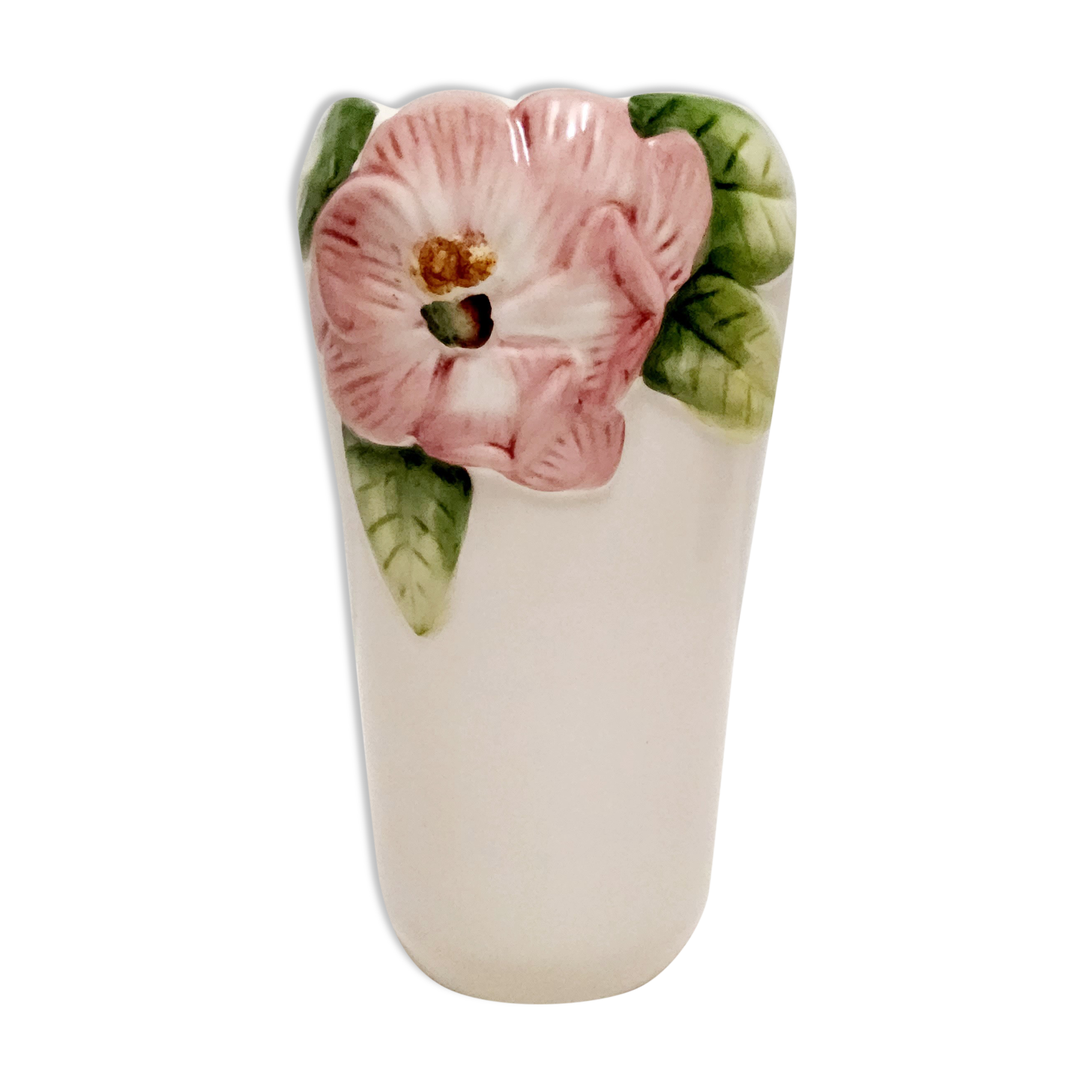 Hand-painted slip vase