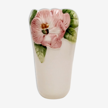Vase barbotine peint à la main