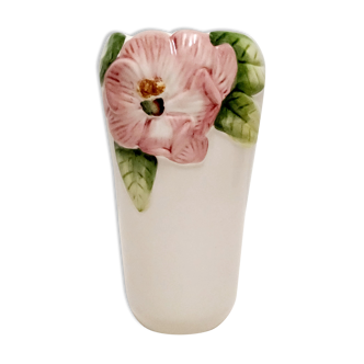 Hand-painted slip vase