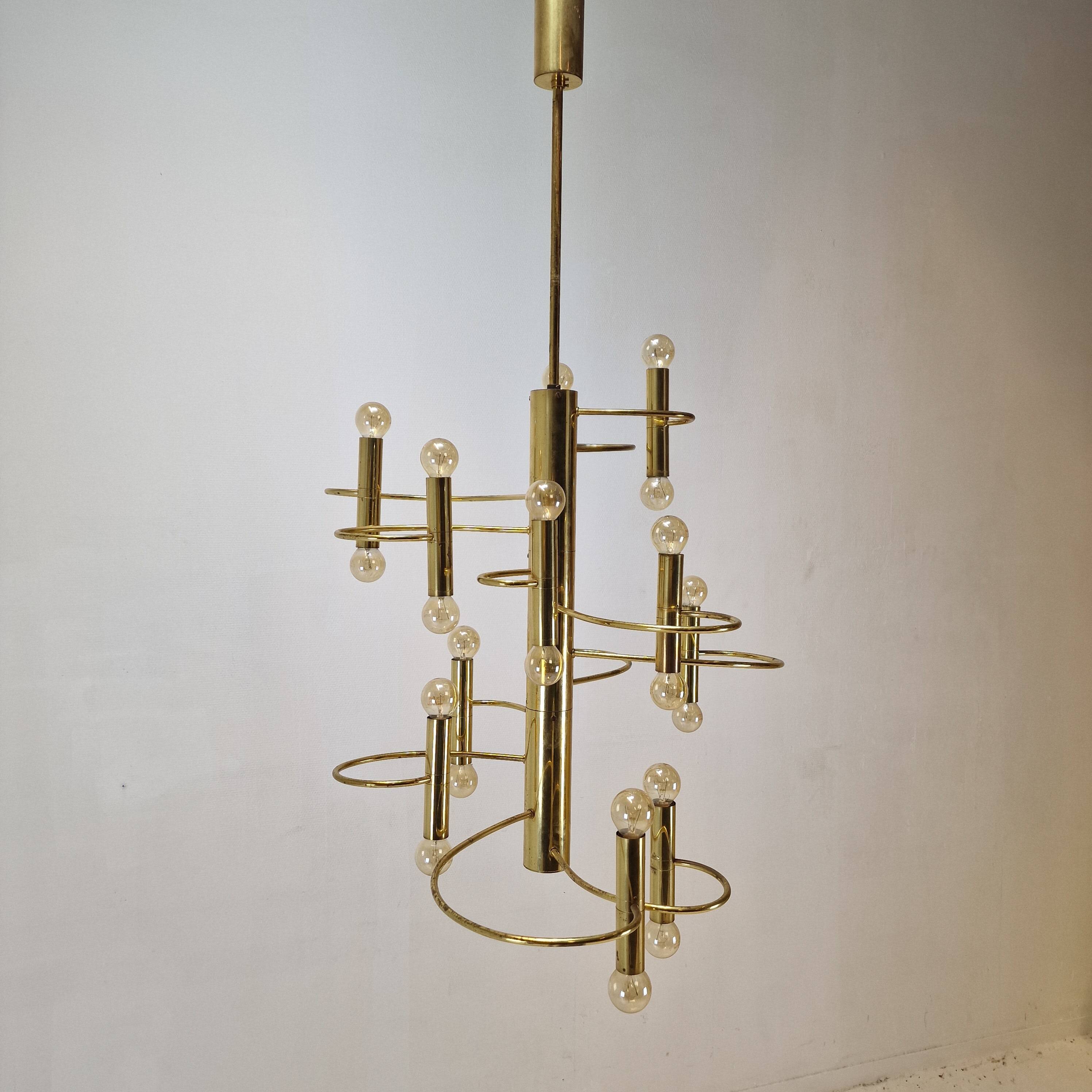 Candlestick Designed by Gaetano Sciolari, 1970's