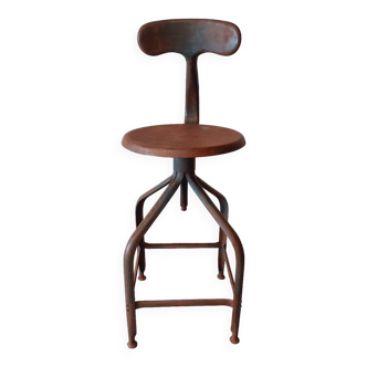 Industrial stool.