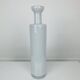 Scandinavian roller vase in white glass, Holmegaard style, vintage