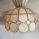 Large pearly pendant light
