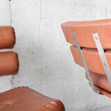 Pair of chairs - 1970 - Cognac