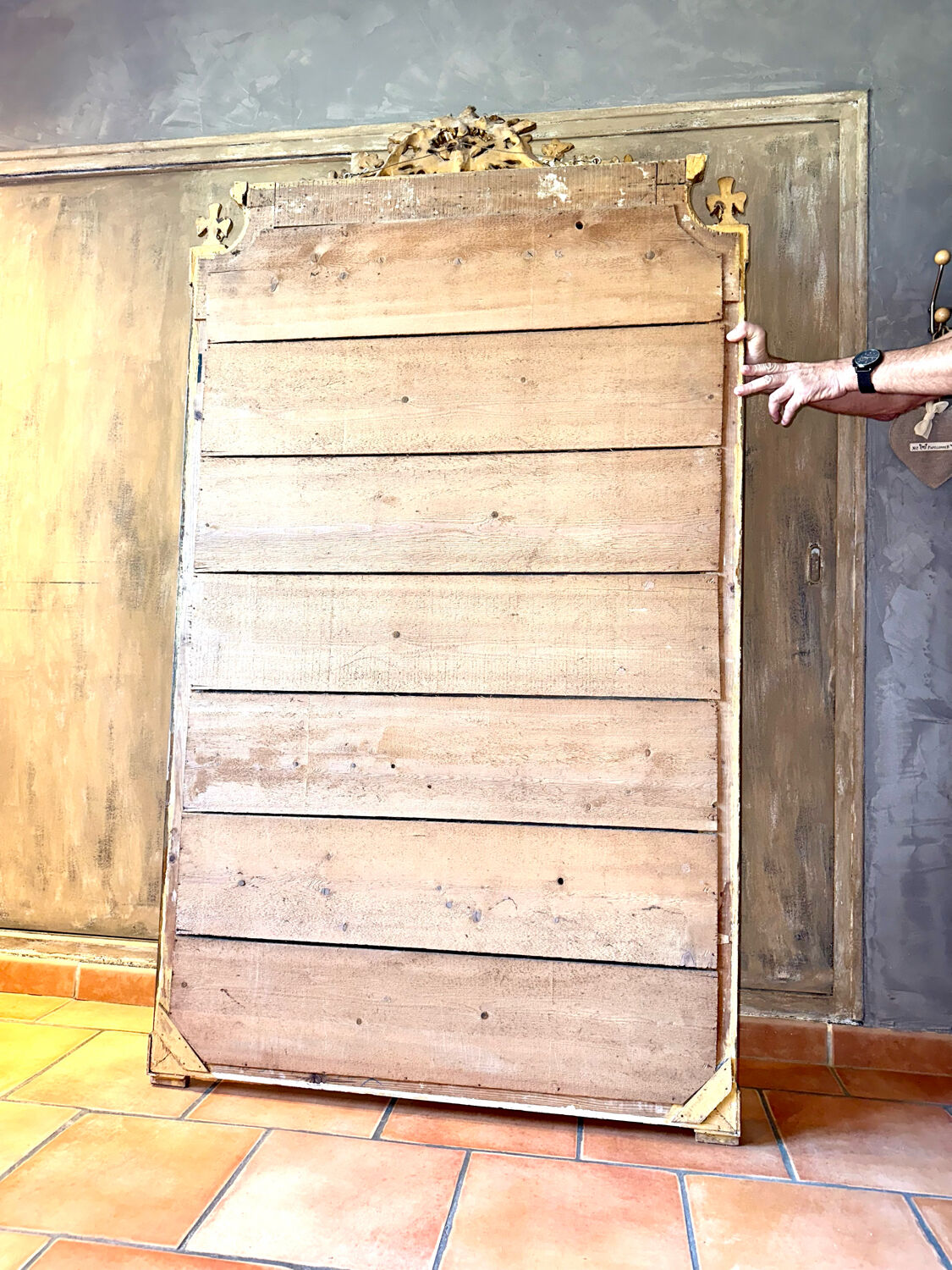 Louis XVI style mirror 191 X 104 cm