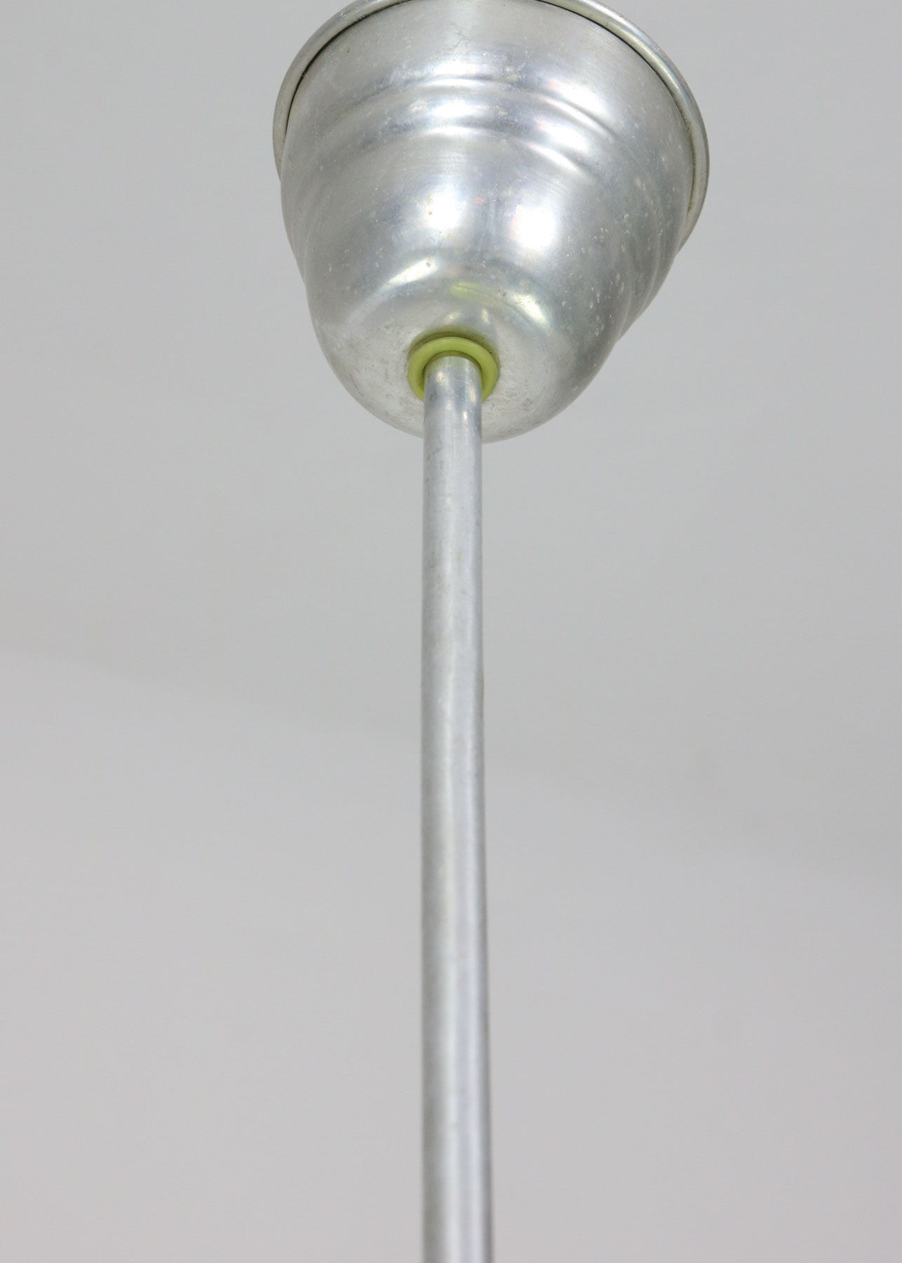 Italian mid-century green glass pendant lamp