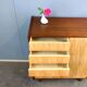 Highboard, striped maple, 1960s