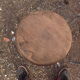 Pair of industrial stools