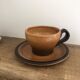 Tasse et soucoupe grès céramique