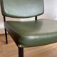 Pair of vintage leatherette armchairs