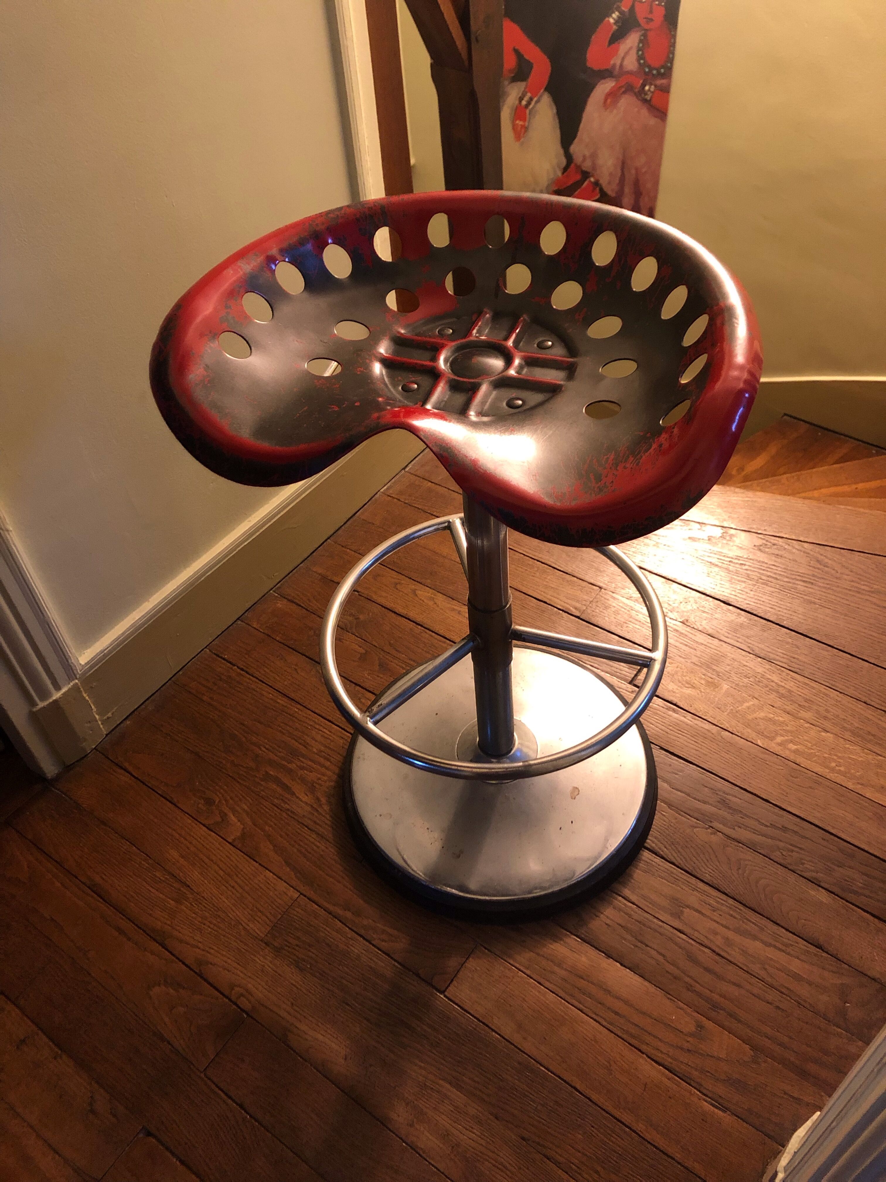 Stool Reaper Étienne Fermigier 70s vintage Mirima