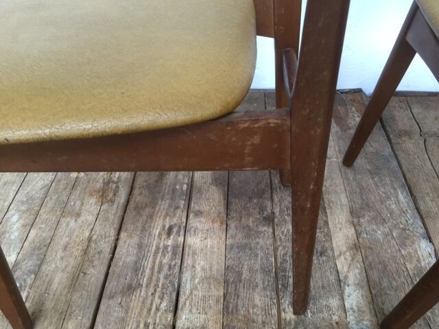 Pair of Scandinavian chairs wood