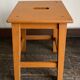 Farm stool folk art original barn painting