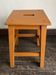 Farm stool folk art original barn painting