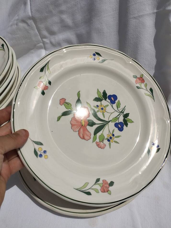 Vintage table service Ceramica Quadrifoglio