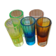5 petits verres multicolore