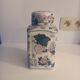 Asian-patterned porcelain candy box