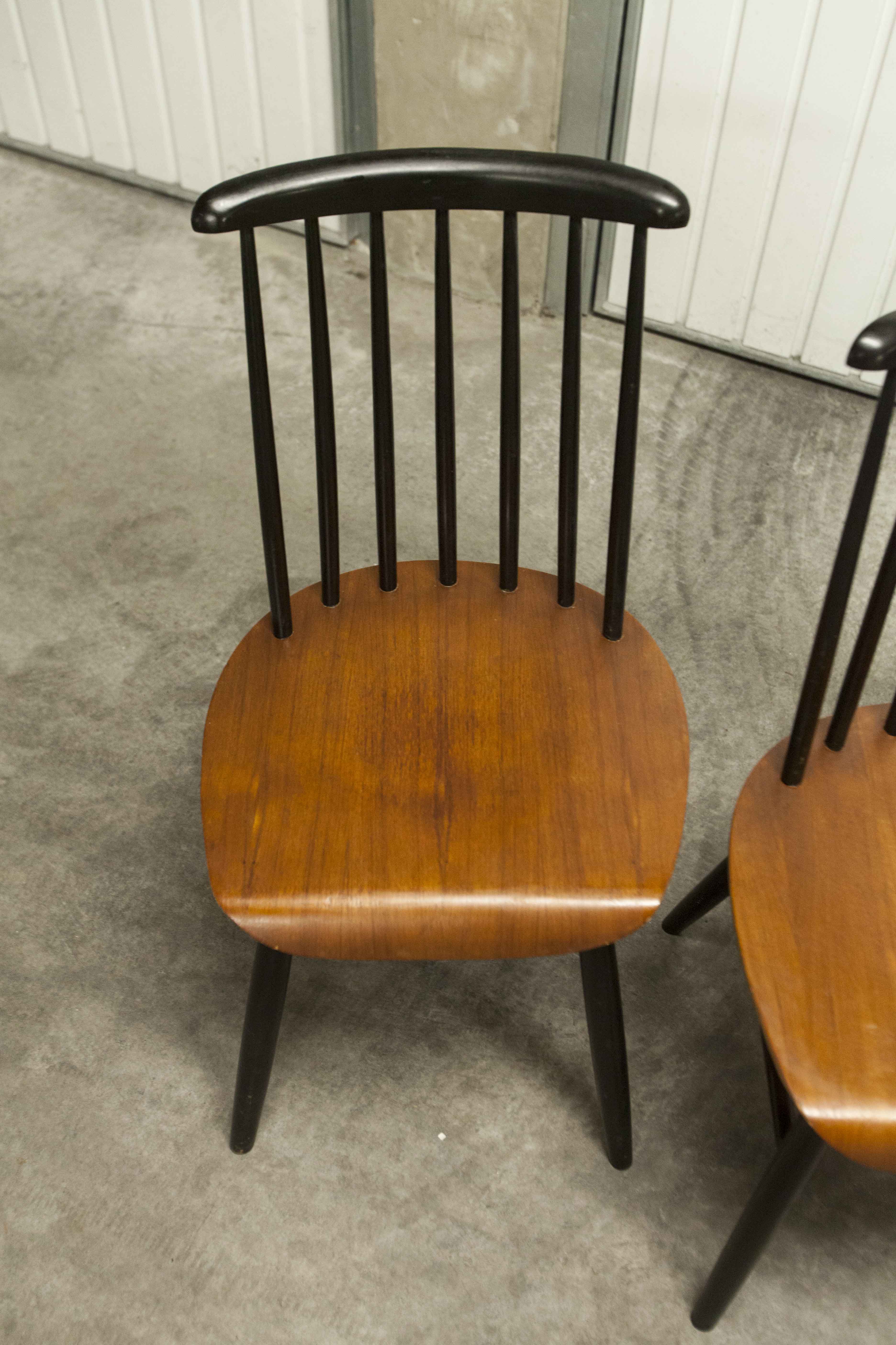 Set of 4 Fanett chairs by IImari Tapiovaara 1960