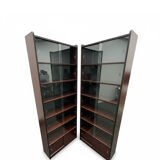 Pair of vintage display bookcases – 1960s