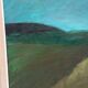 Huile sur toile originale suédoise – "Paysage" par Dina Mortensen – Signé DM – Vintage et encadré – 53 × 45,5 cm (20,9" × 17,9")