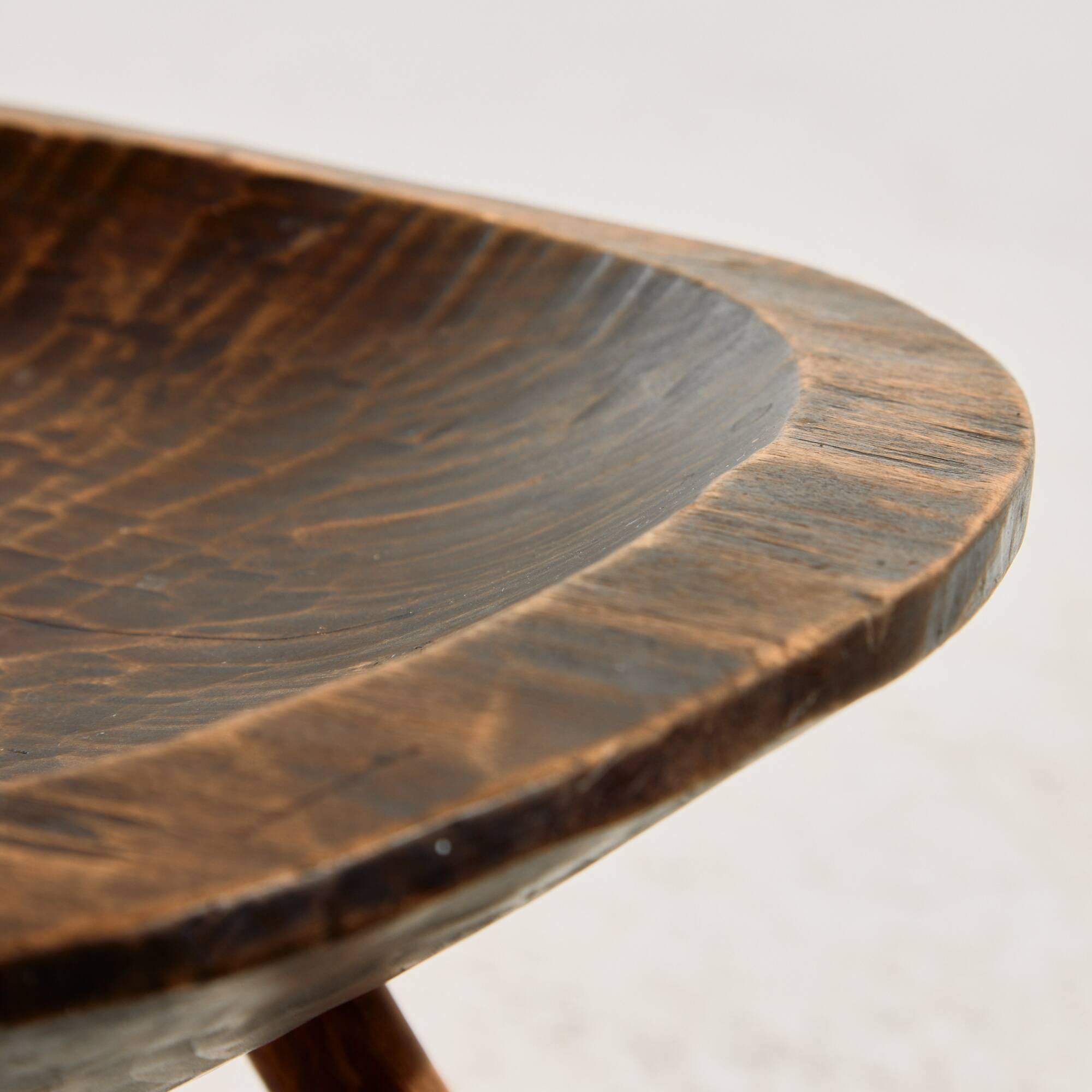 Tabouret de traite artisanal, lot de 4