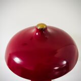 VEB Leuchtenbau - Lutz Rudolph - Glossy Red mushroom Desk lamp