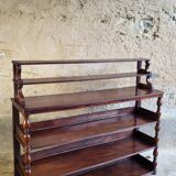 Mahogany wall shelf