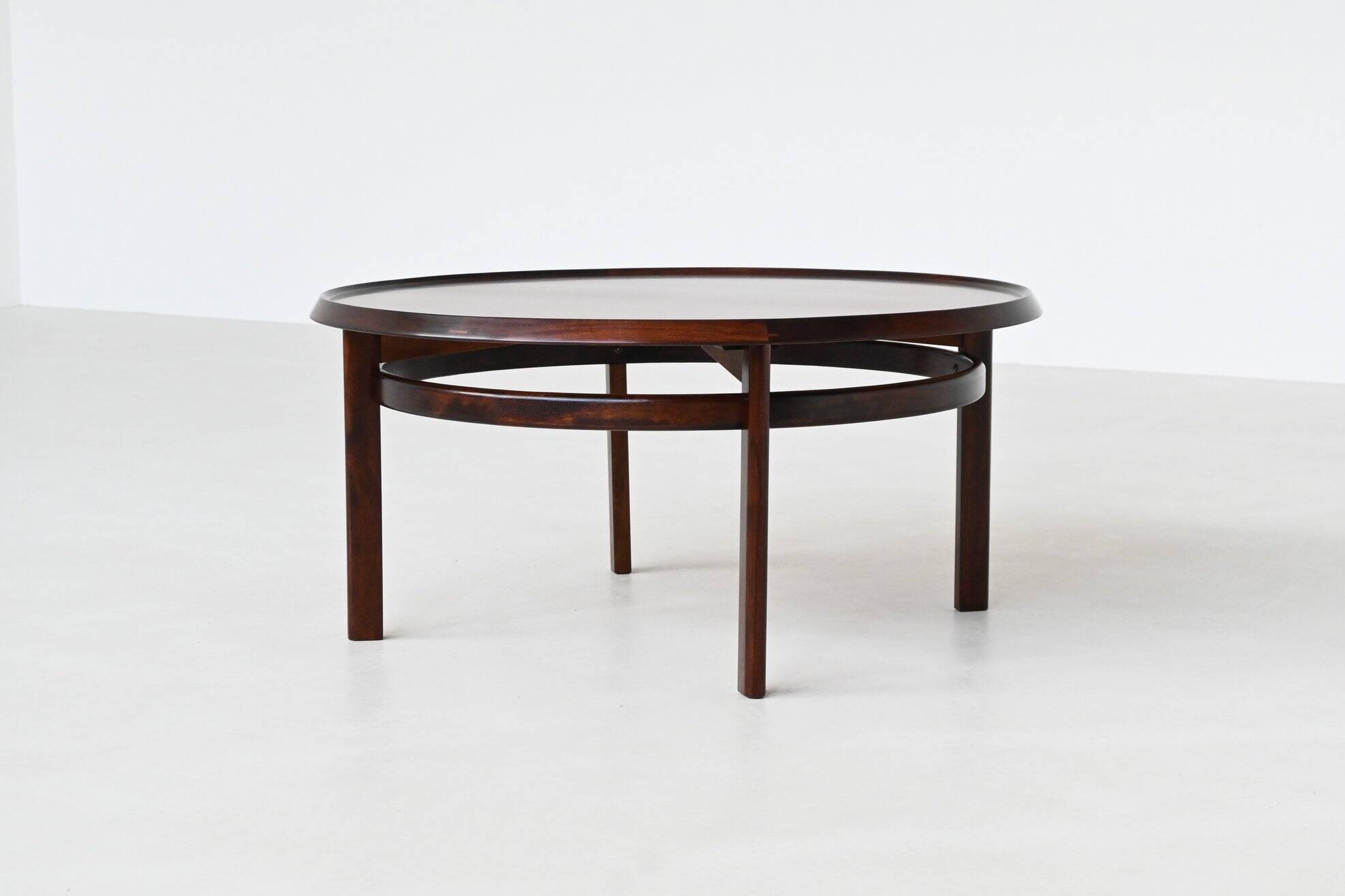 Table basse « Bellis » de Torbjörn Afdal en palissandre, Bruksbo, Norvège, 1960