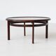 Torbjorn Afdal 'Bellis' coffee table in rosewood Bruksbo Norway 1960