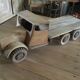 Antique oak transport truck