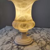 Lampe a poser en albâtre vintage