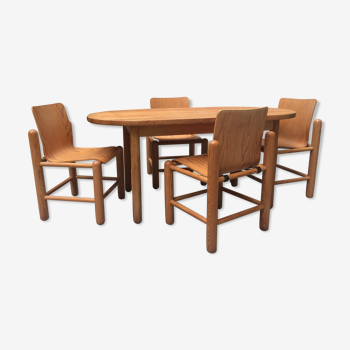 Knud Friis table and chairs set