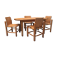 Knud Friis table and chairs set