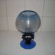 Coupe de verre Murano décorative bleu cobalt