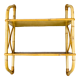 Rattan wall shelf 60s
