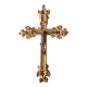 Antique 18th-century gilded wooden cross