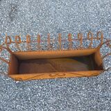 Wrought iron wall planter