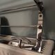 chrome coat rack with 4 hooks