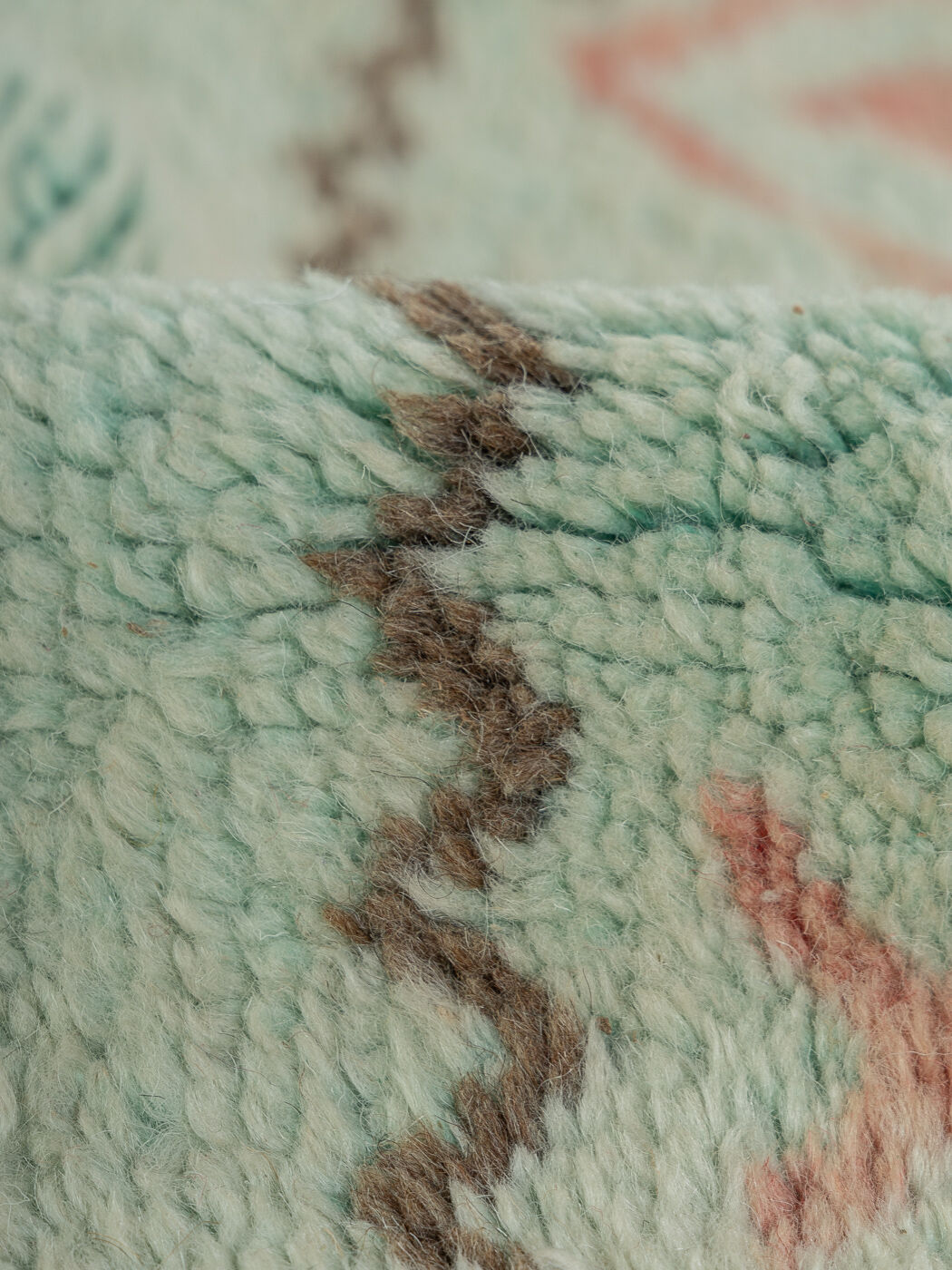 Vintage beni mrirt, berber rug, 205 x 305