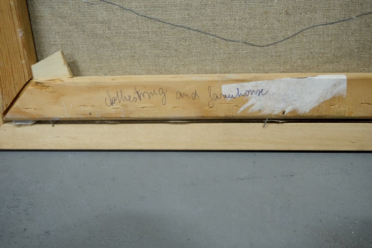 Swedish expressionist landscape, oil on canvas, 1970s, framed Inge Blomqvist (1923-2010)