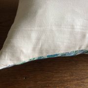 Coussin en vrai Liberty 1960 à fleurs